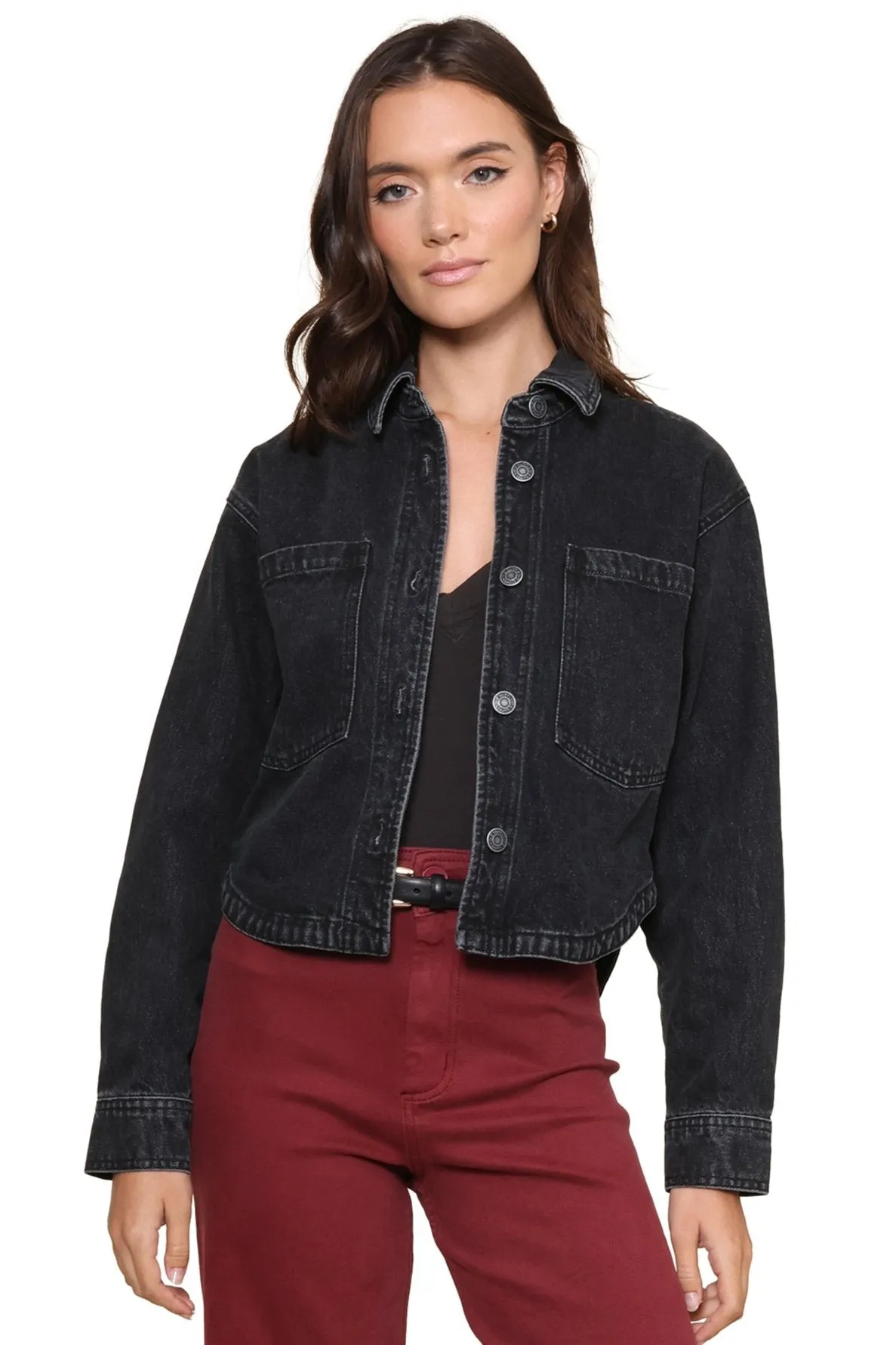 Cropped Denim Jacket sold by Mixology product image thumbnail 2
