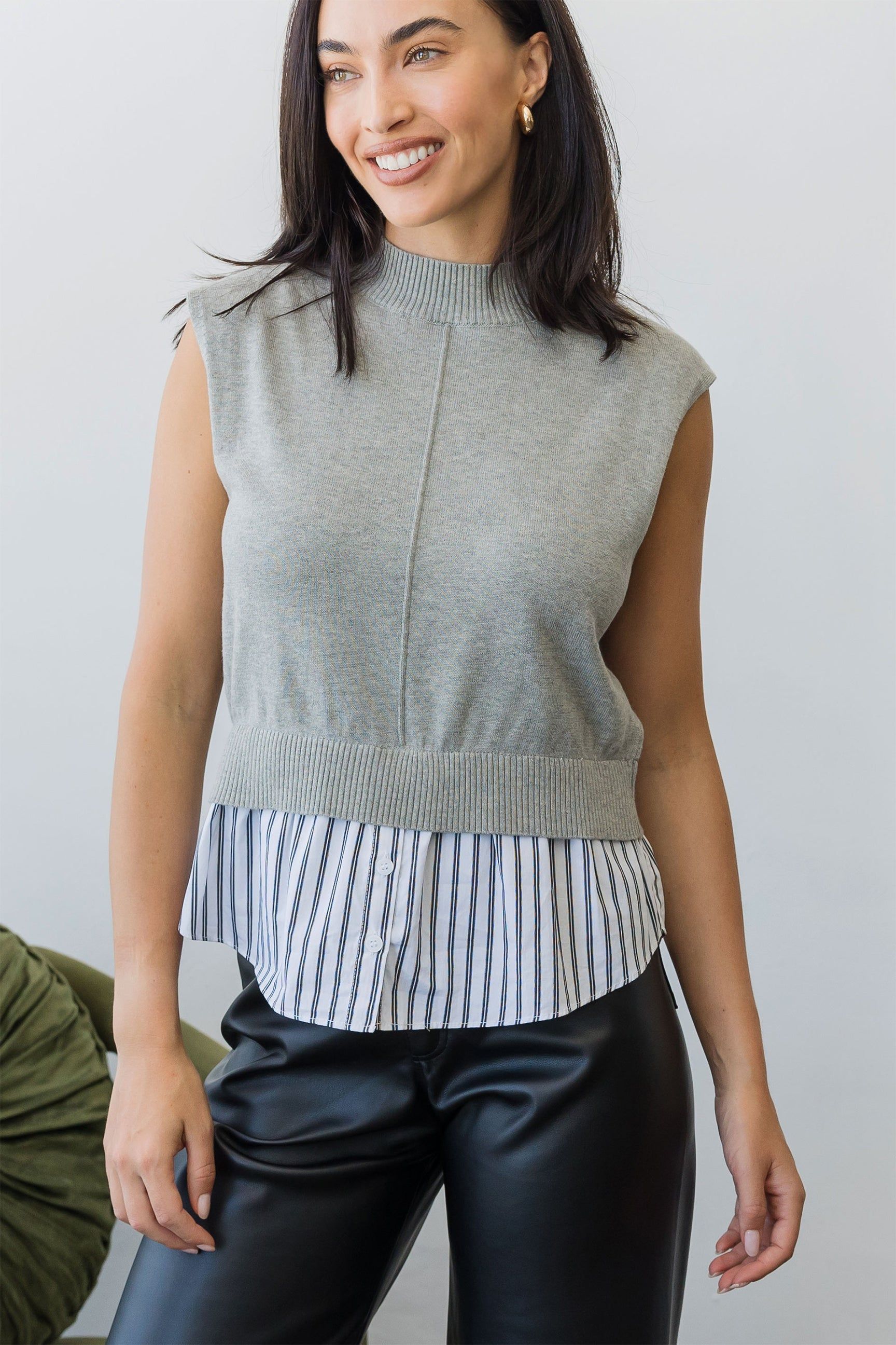 Poplin Turtle Sweater sold by Mixology