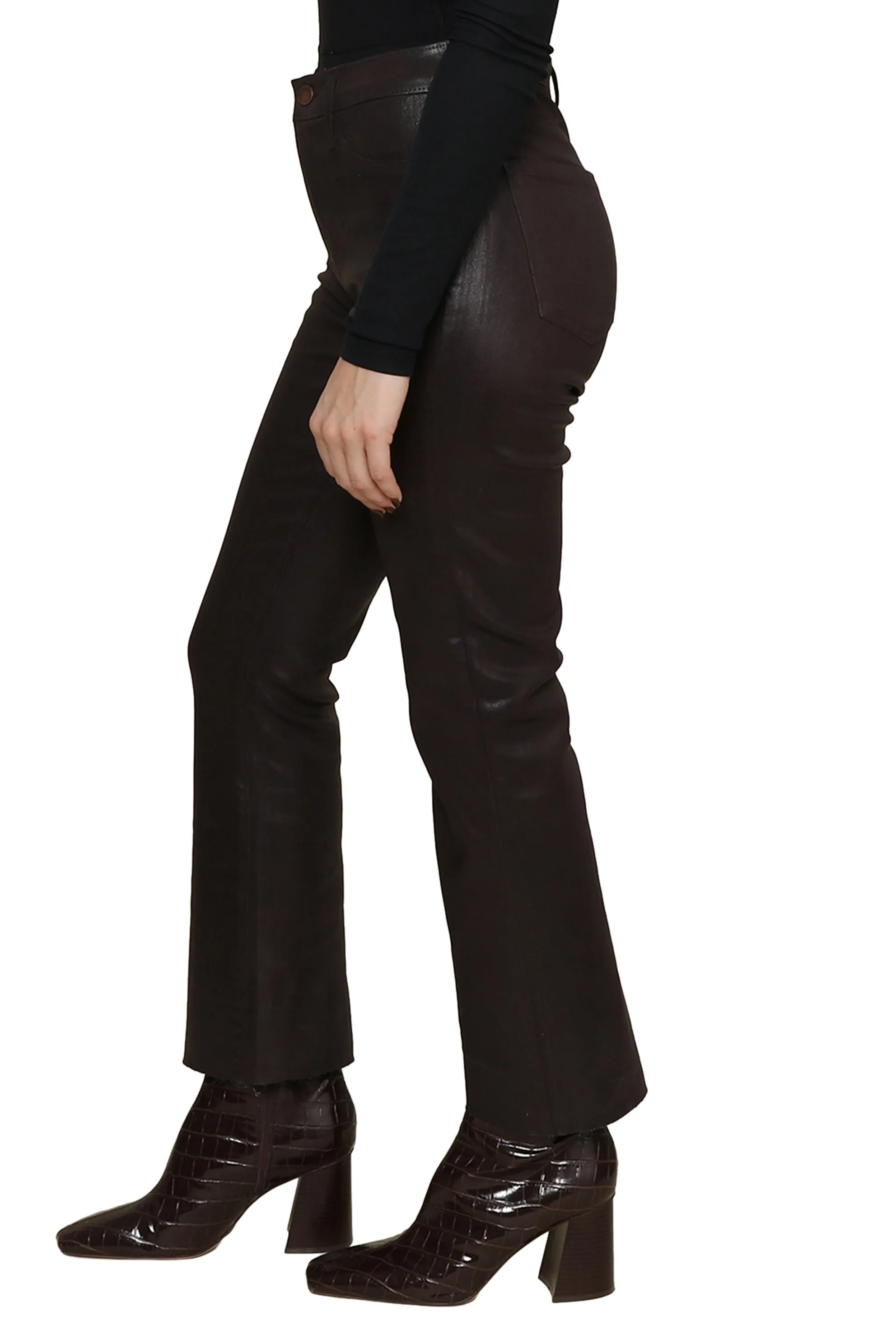 Coated Crop Kick Flare sold by Mixology product image thumbnail 2