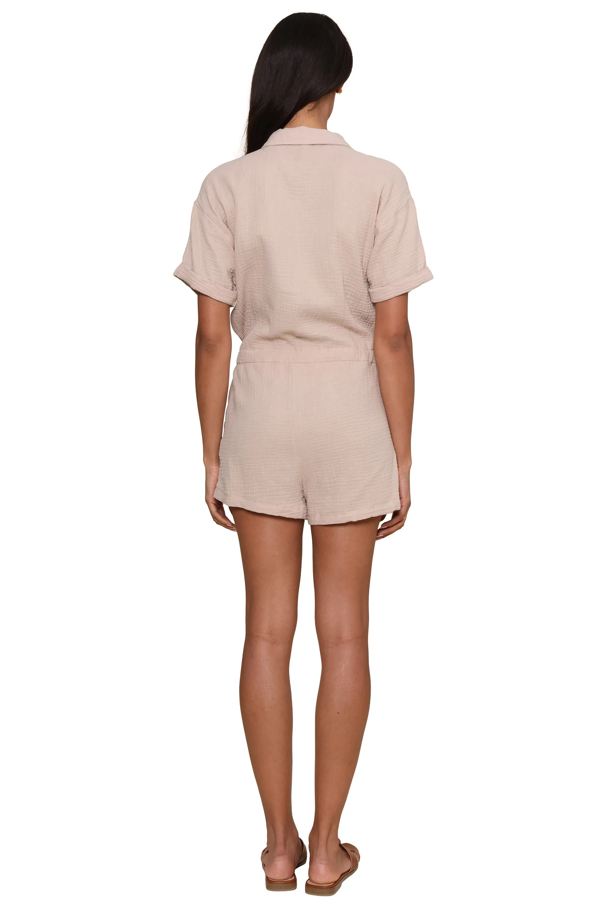 Lookout Gauze Romper sold by Mixology product image thumbnail 4