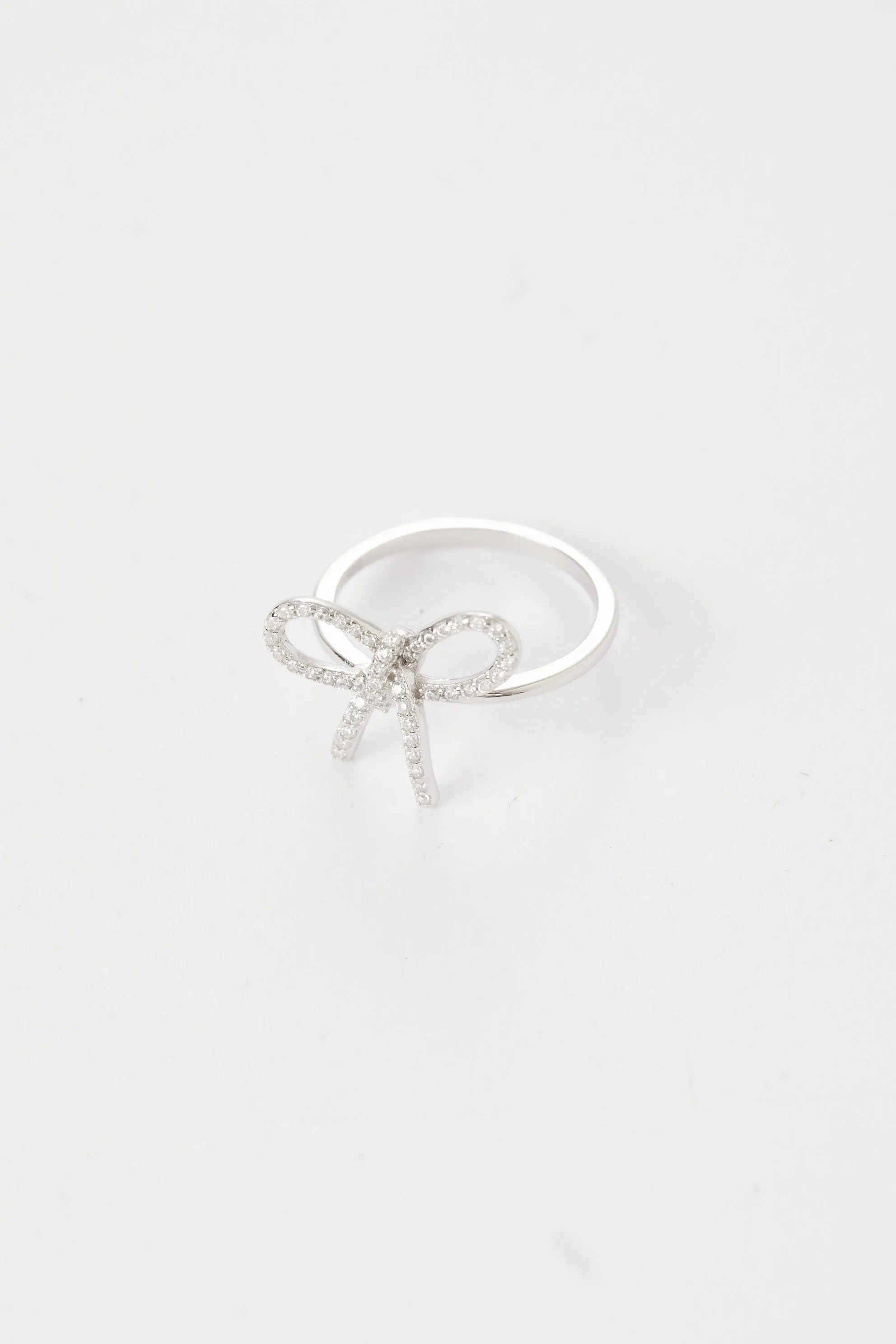 Bellamy Cubic Zirconia Bow Ring sold by Mixology