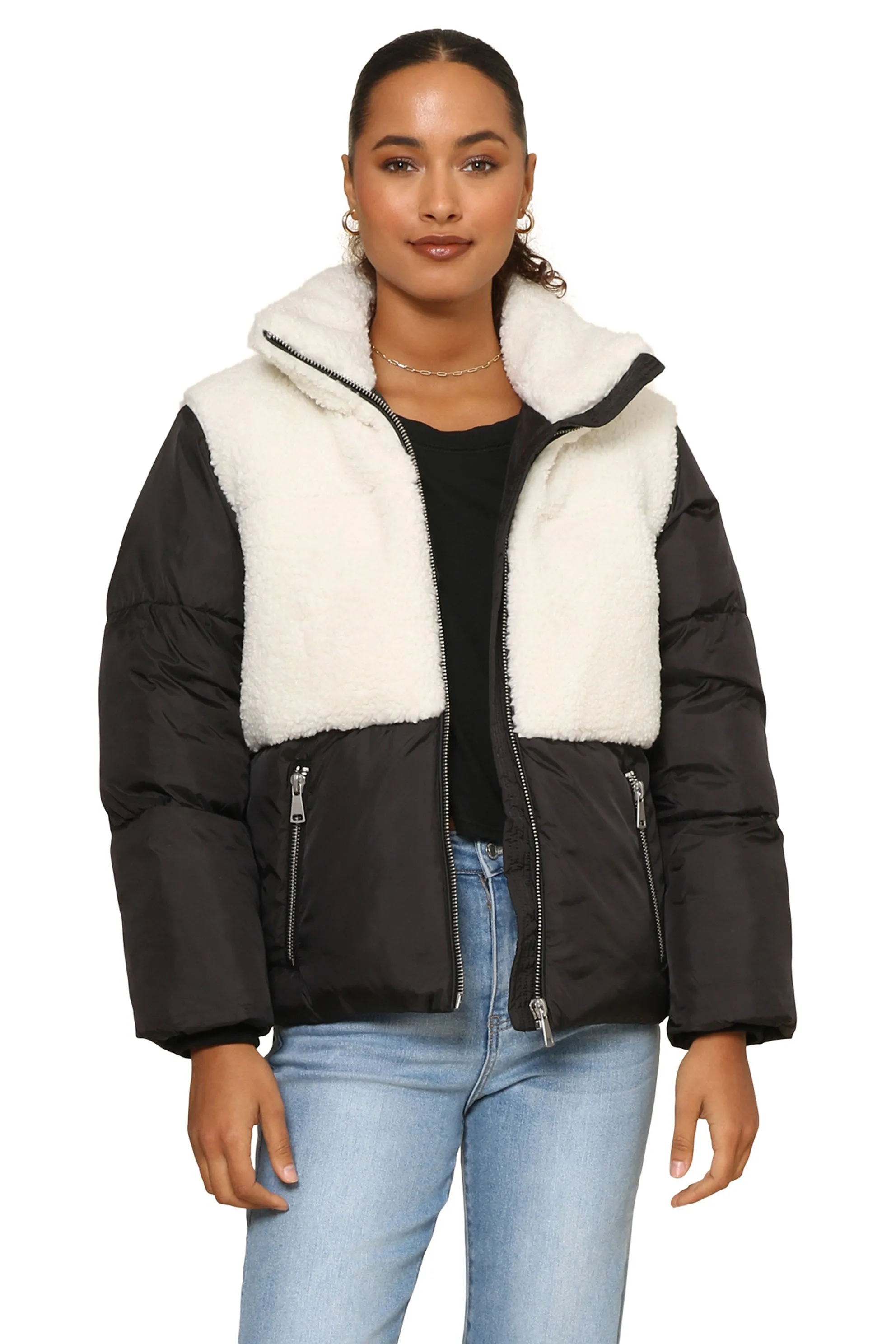 Phoebe Sherpa Puffer Jacket sold by Mixology product image thumbnail 2