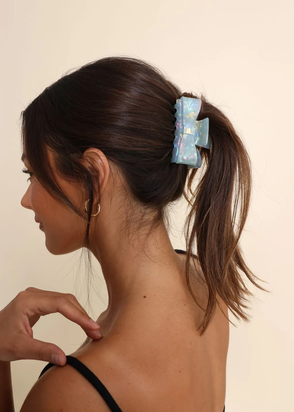 Tabitha Resin Bow Clip sold by Mixology product image thumbnail 3