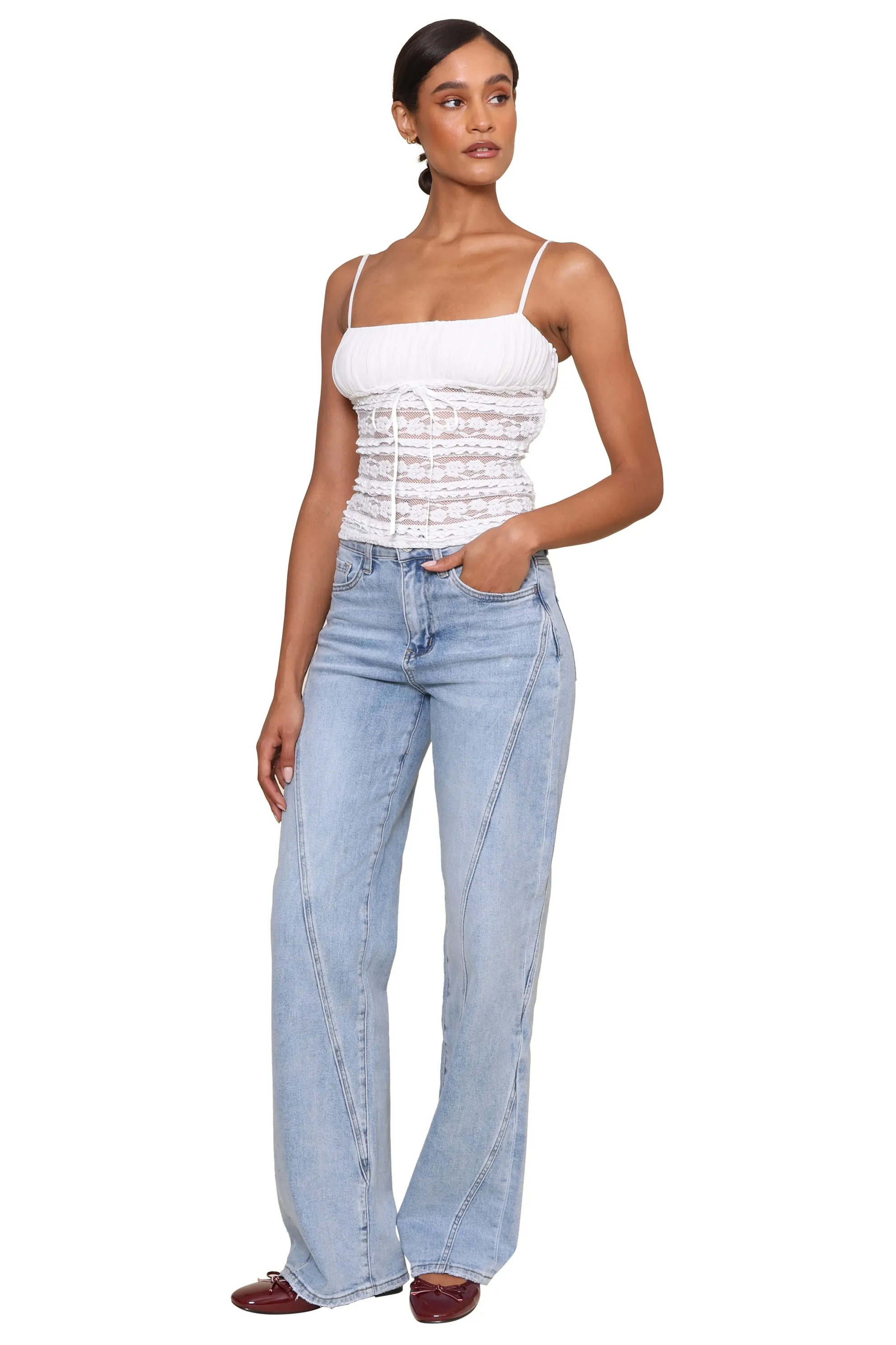 Lani Lace Top sold by Mixology product image thumbnail 2