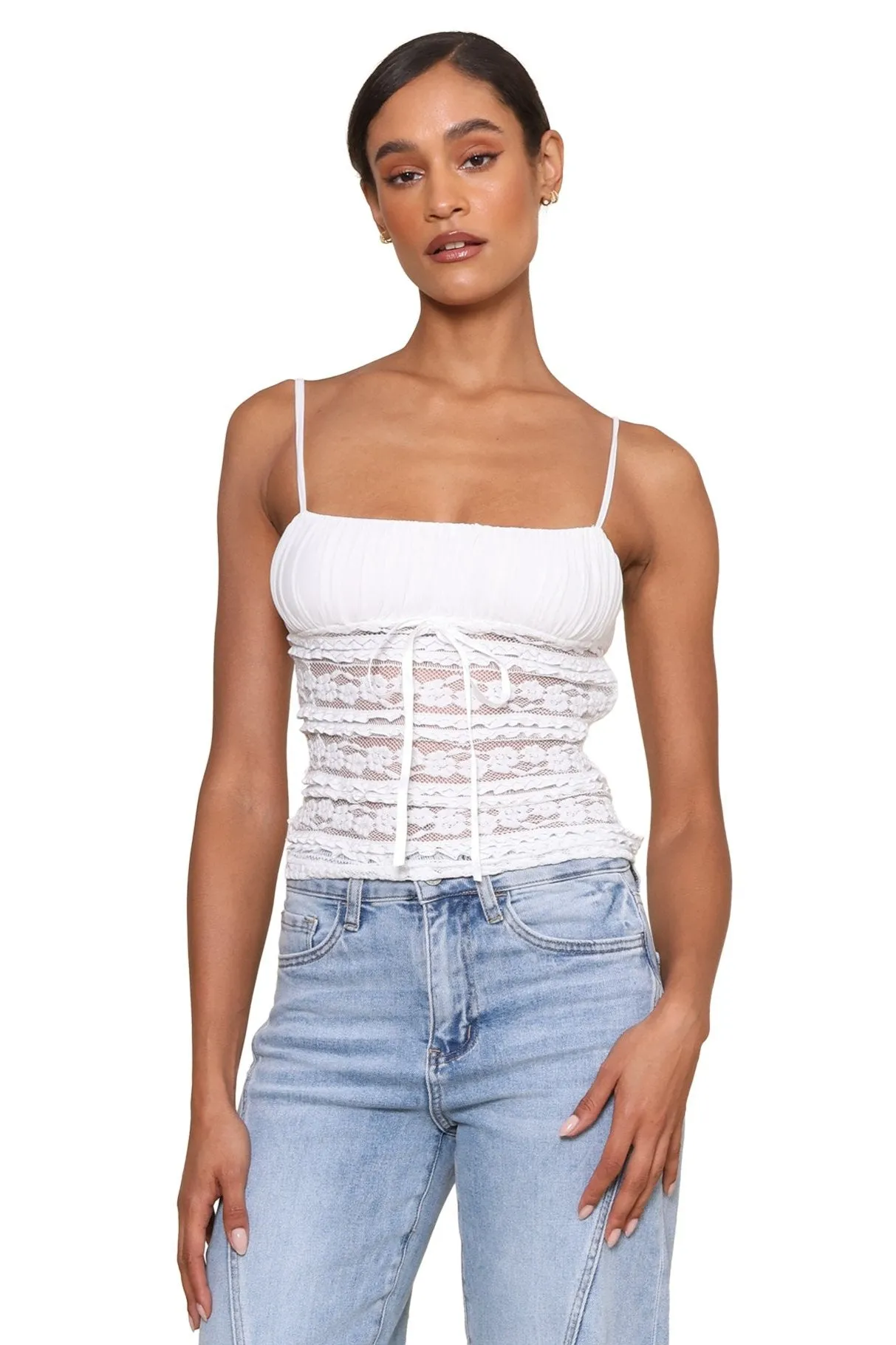 Lani Lace Top sold by Mixology