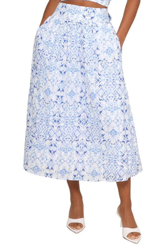 Set Sail Midi Skirt sold by Mixology