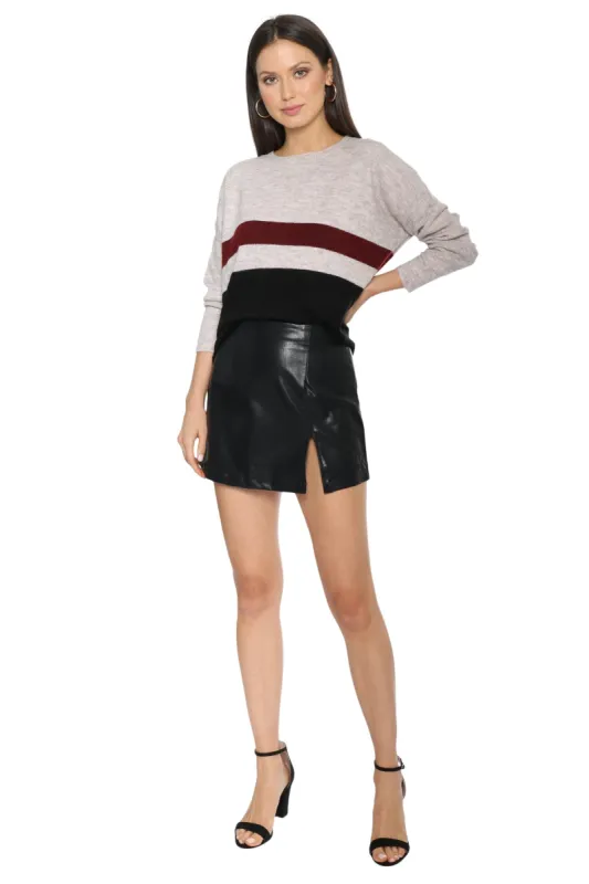 Knit Color Block Sweater sold by Mixology
