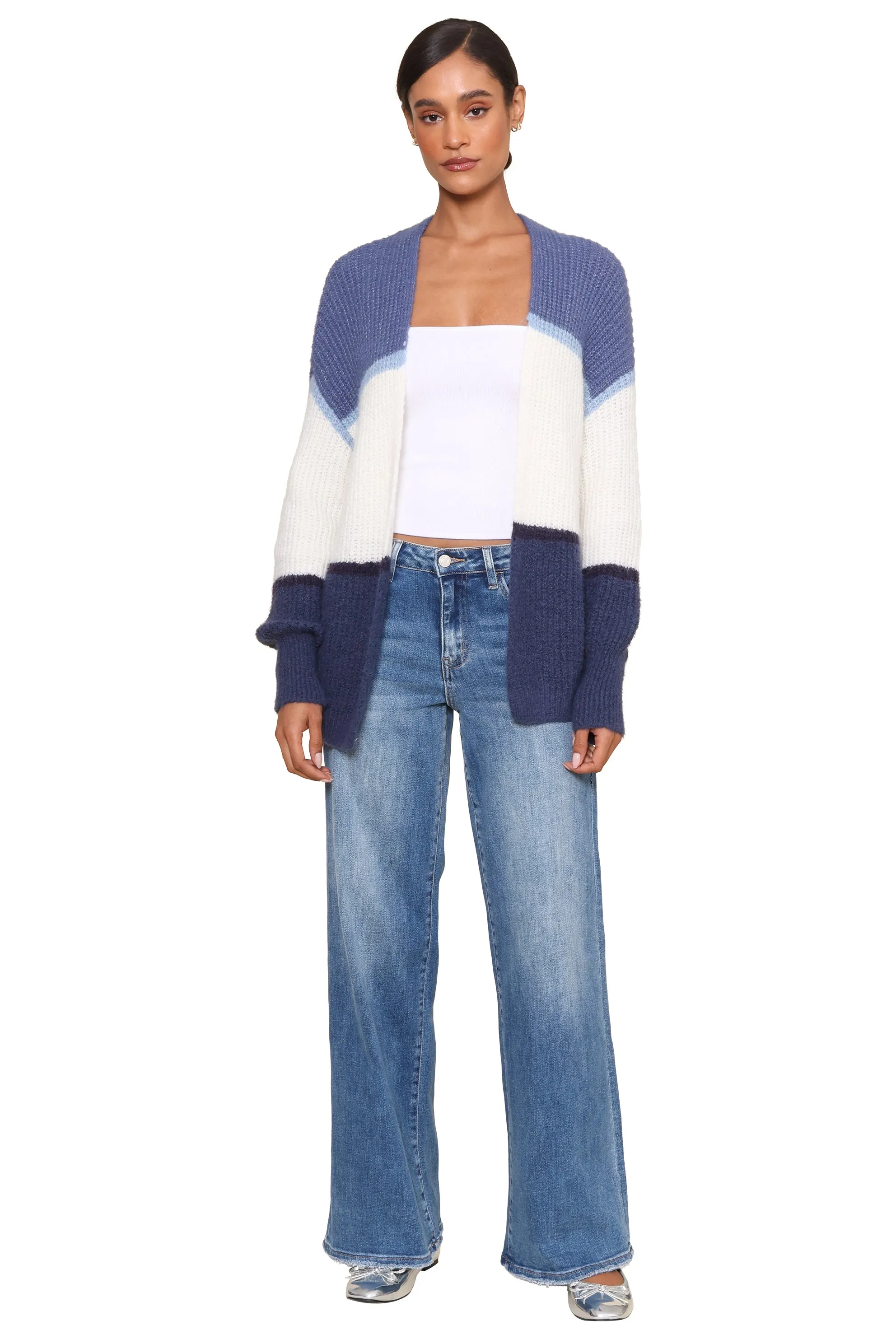 Jones Stripe Cardigan sold by Mixology product image thumbnail 2