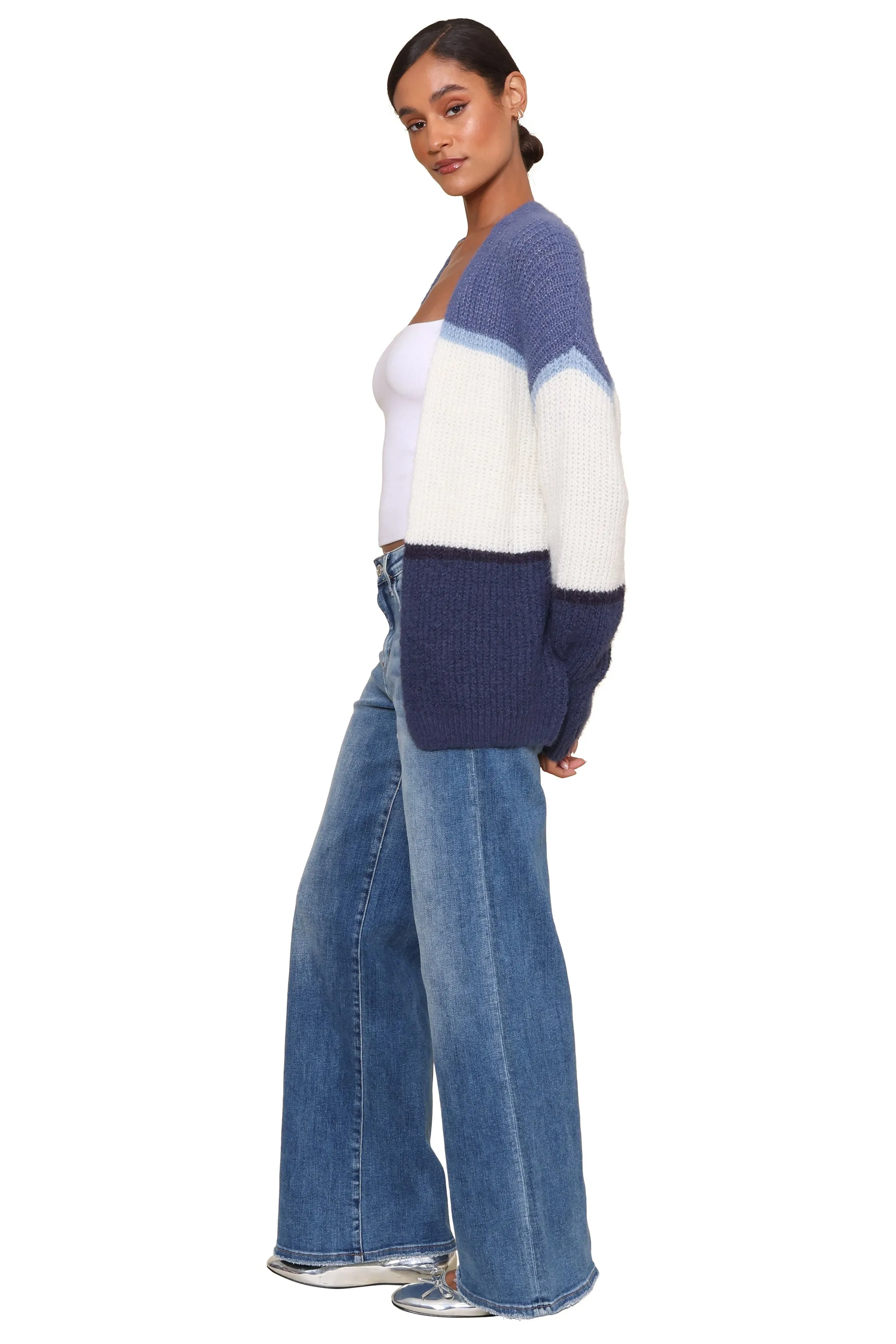 Jones Stripe Cardigan sold by Mixology product image thumbnail 3