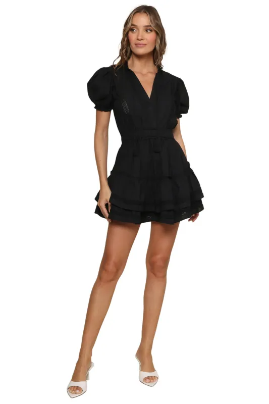 Mia Eyelet Lace Ruffle Dress sold by Mixology