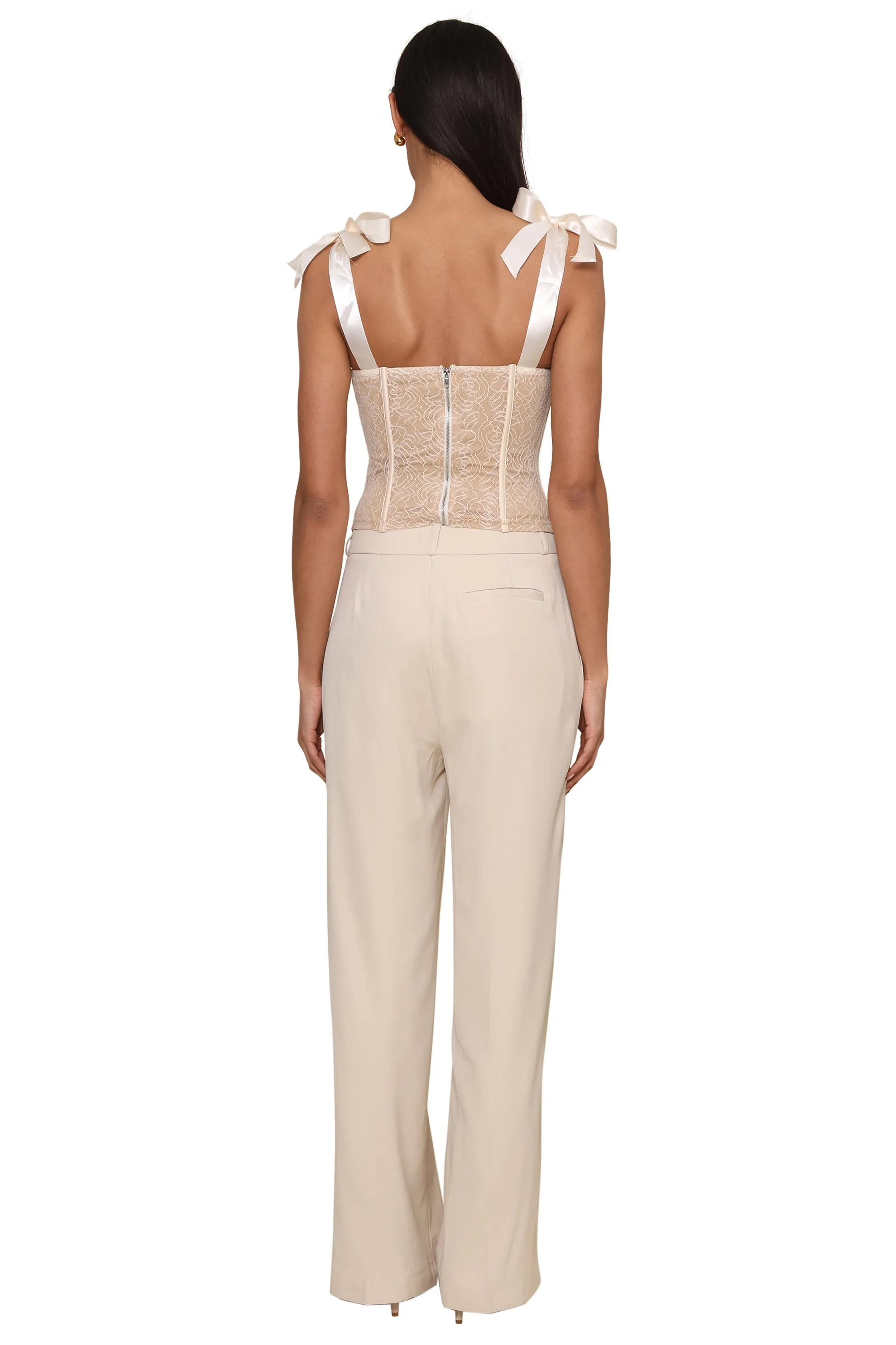 Bella Lace Ribbon Corset Top sold by Mixology product image thumbnail 5