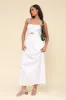 The Linen Cutout Maxi Dress sold by Mixology