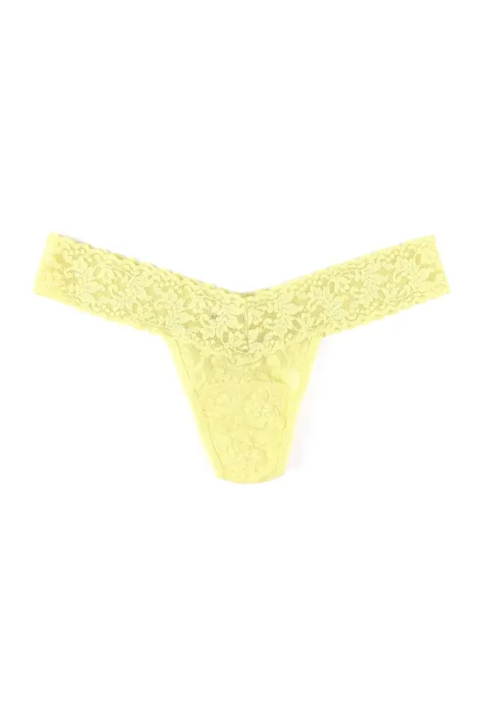 Signature Lace Low Rise Thong sold by Mixology