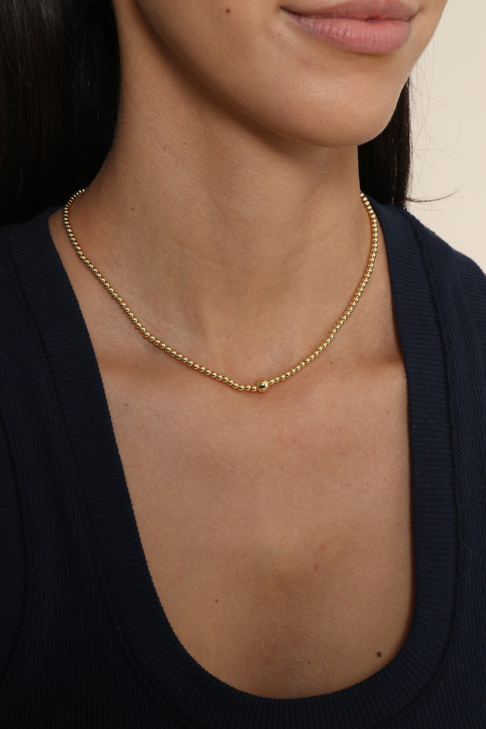 Thiva Single Center Ball Choker sold by Mixology product image thumbnail 3