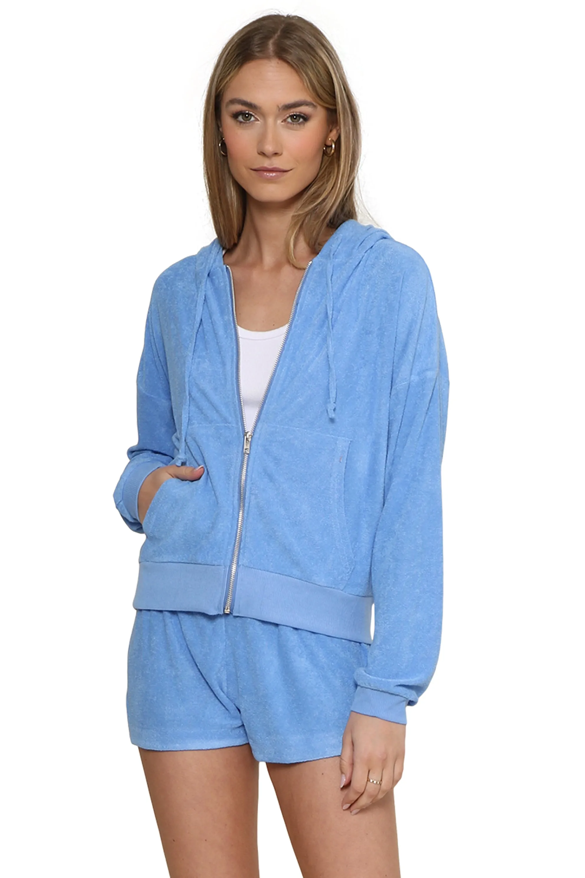 Soft French Terry Zip Hoodie sold by Mixology product image thumbnail 3