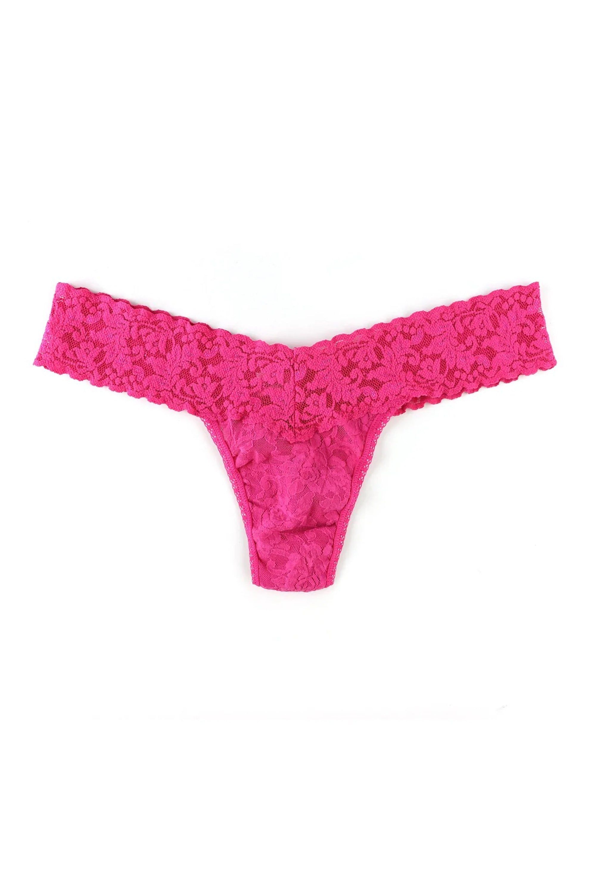 Signature Lace Low Rise Thong sold by Mixology