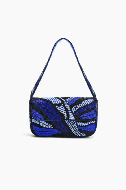 Sapphire Swirl Beaded Bag sold by Mixology