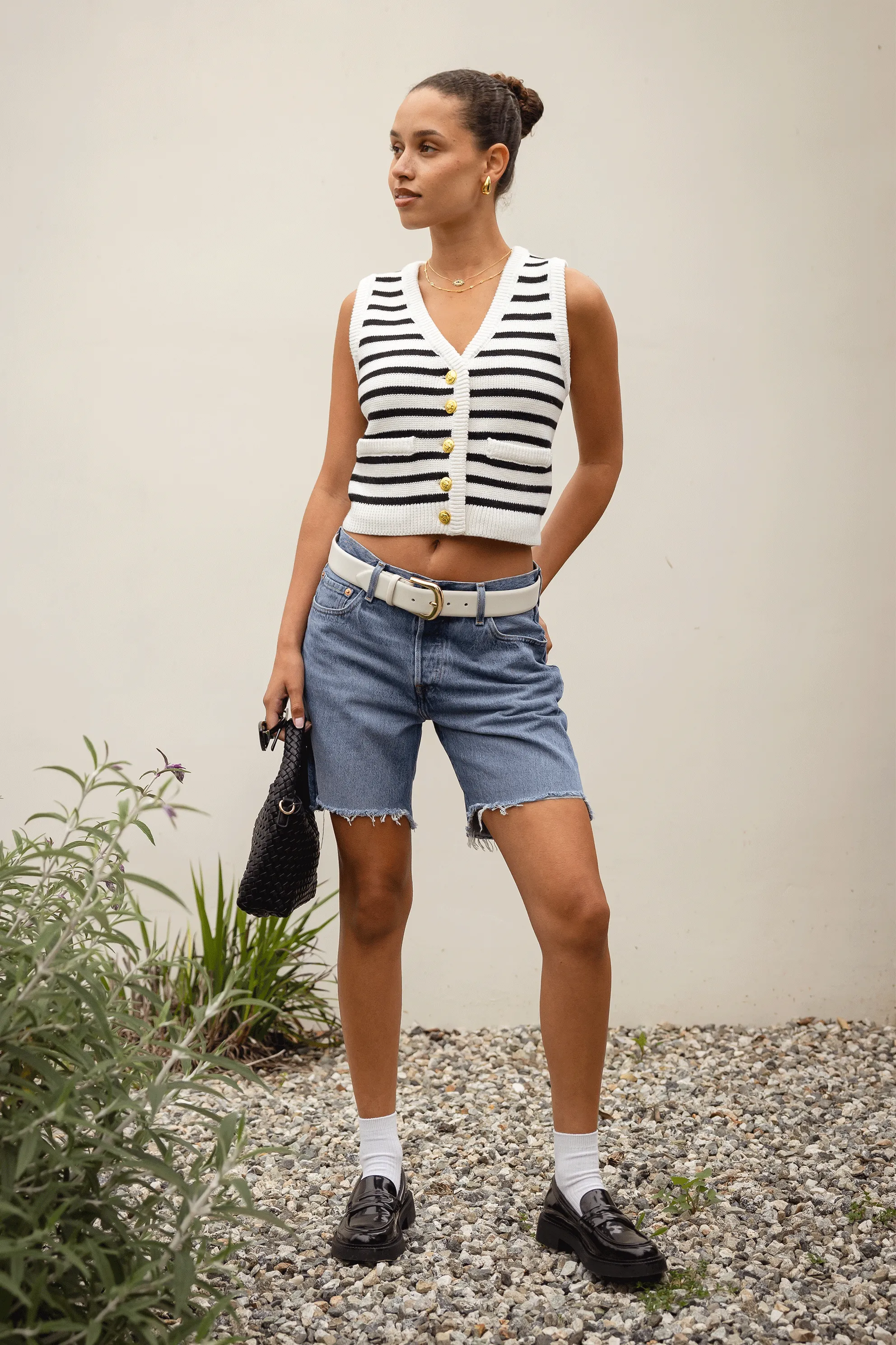 Francine Striped Top sold by Mixology