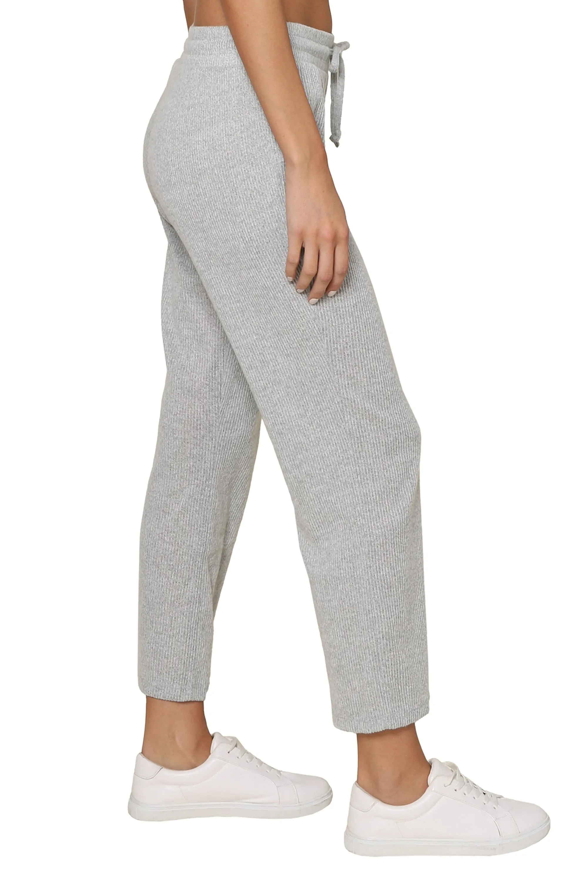 Brushed Ribbed Straight Pant sold by Mixology product image thumbnail 2