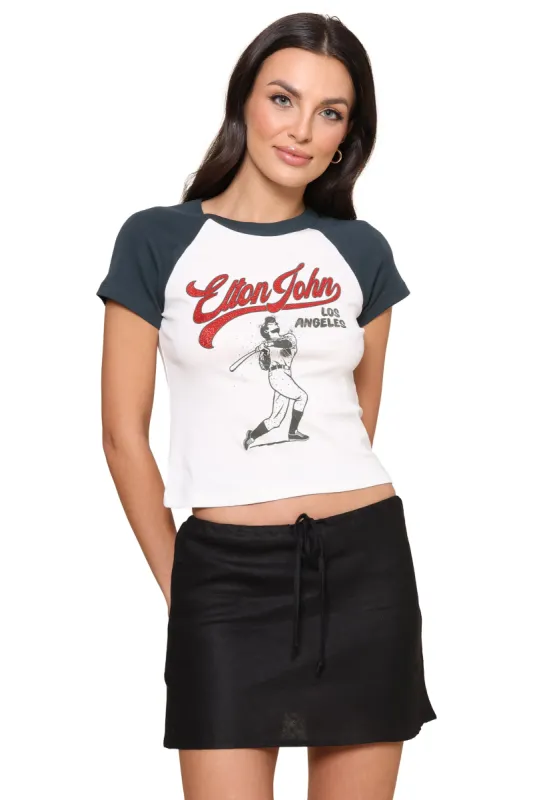 Elton John Home Run Raglan sold by Mixology