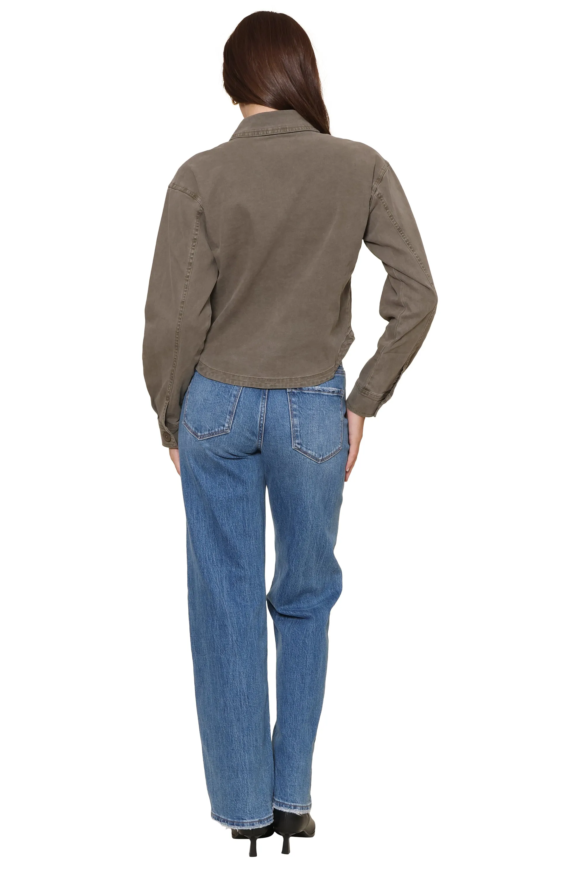 All Day Cropped Washed Jacket sold by Mixology product image thumbnail 5