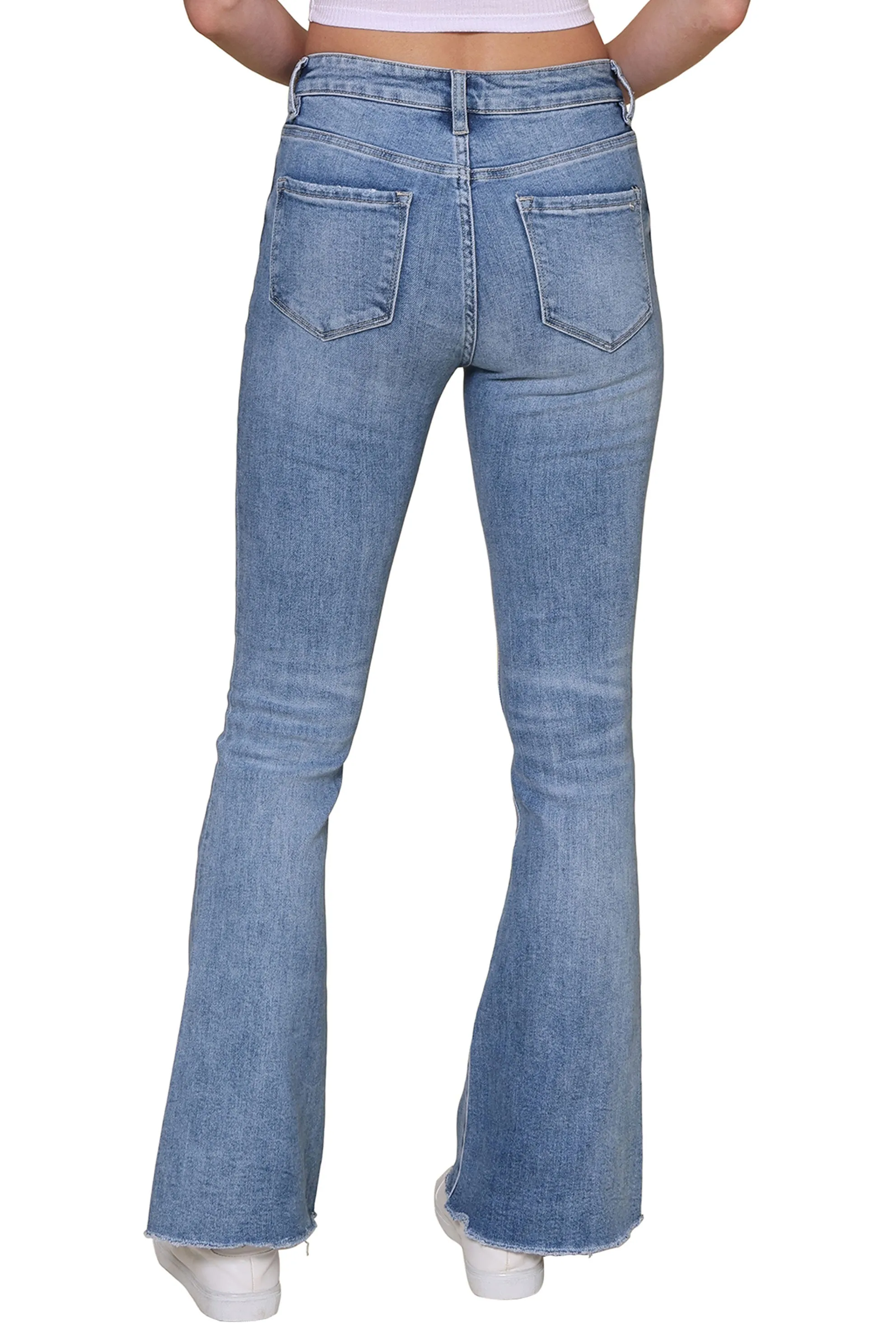 High Rise Flare Jeans sold by Mixology product image thumbnail 3