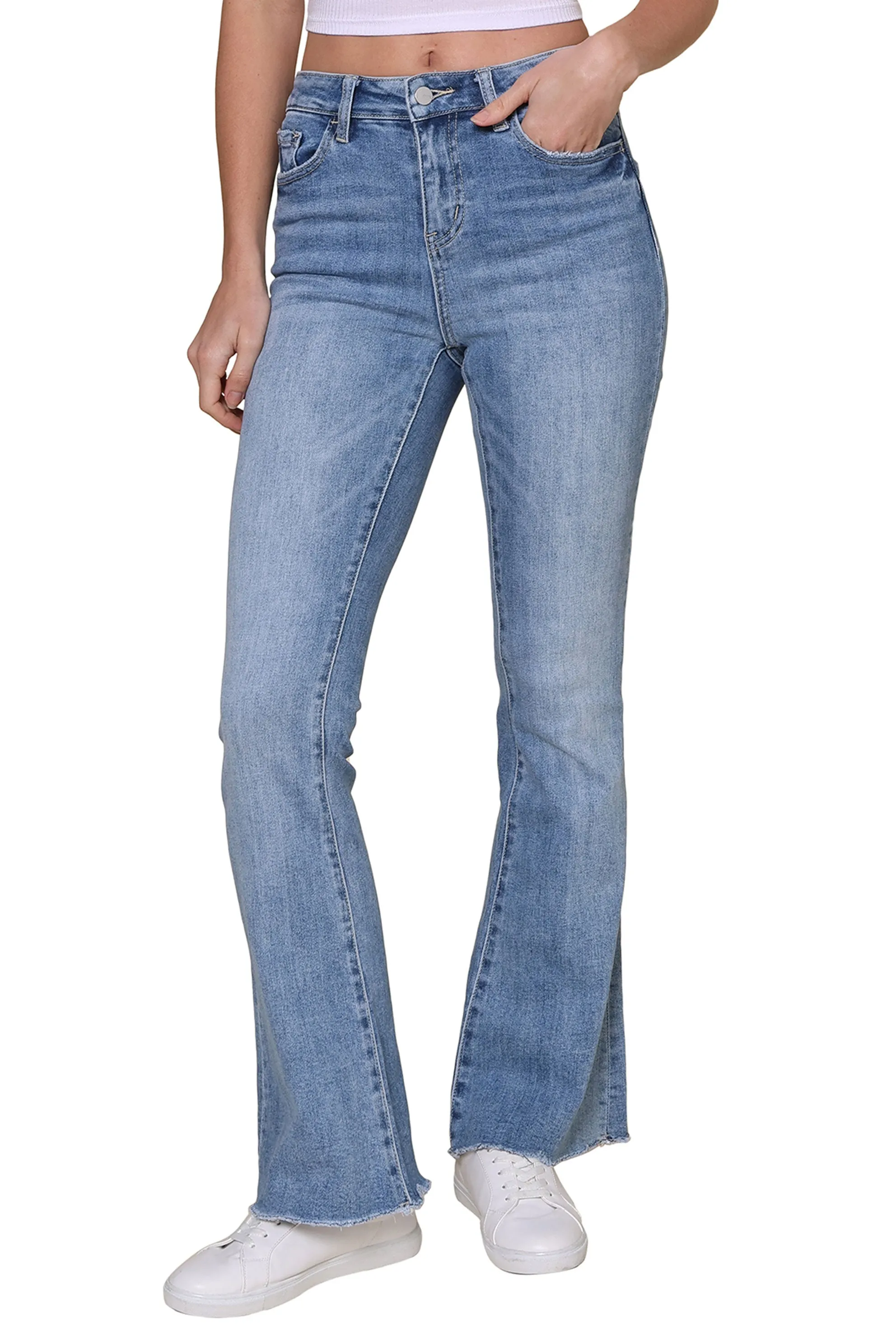 High Rise Flare Jeans sold by Mixology