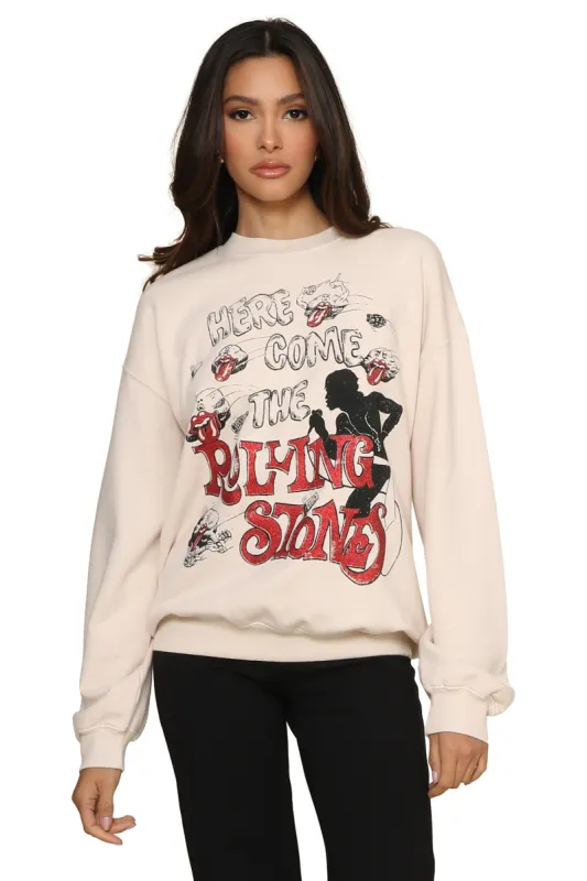 Rolling Stones Boyfriend Crew sold by Mixology