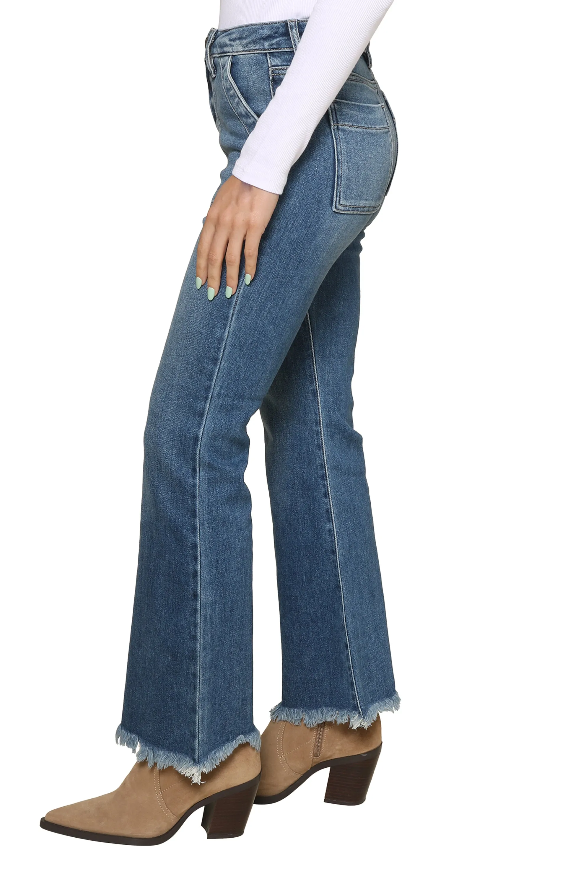 Happi Med Cargo Cropped Flare sold by Mixology product image thumbnail 2
