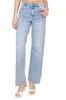 High Rise Distressed Bottom Straight sold by Mixology
