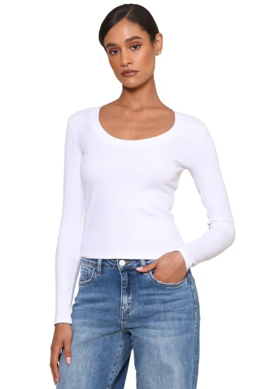 Sirena Rib Long Sleeve Tee sold by Mixology