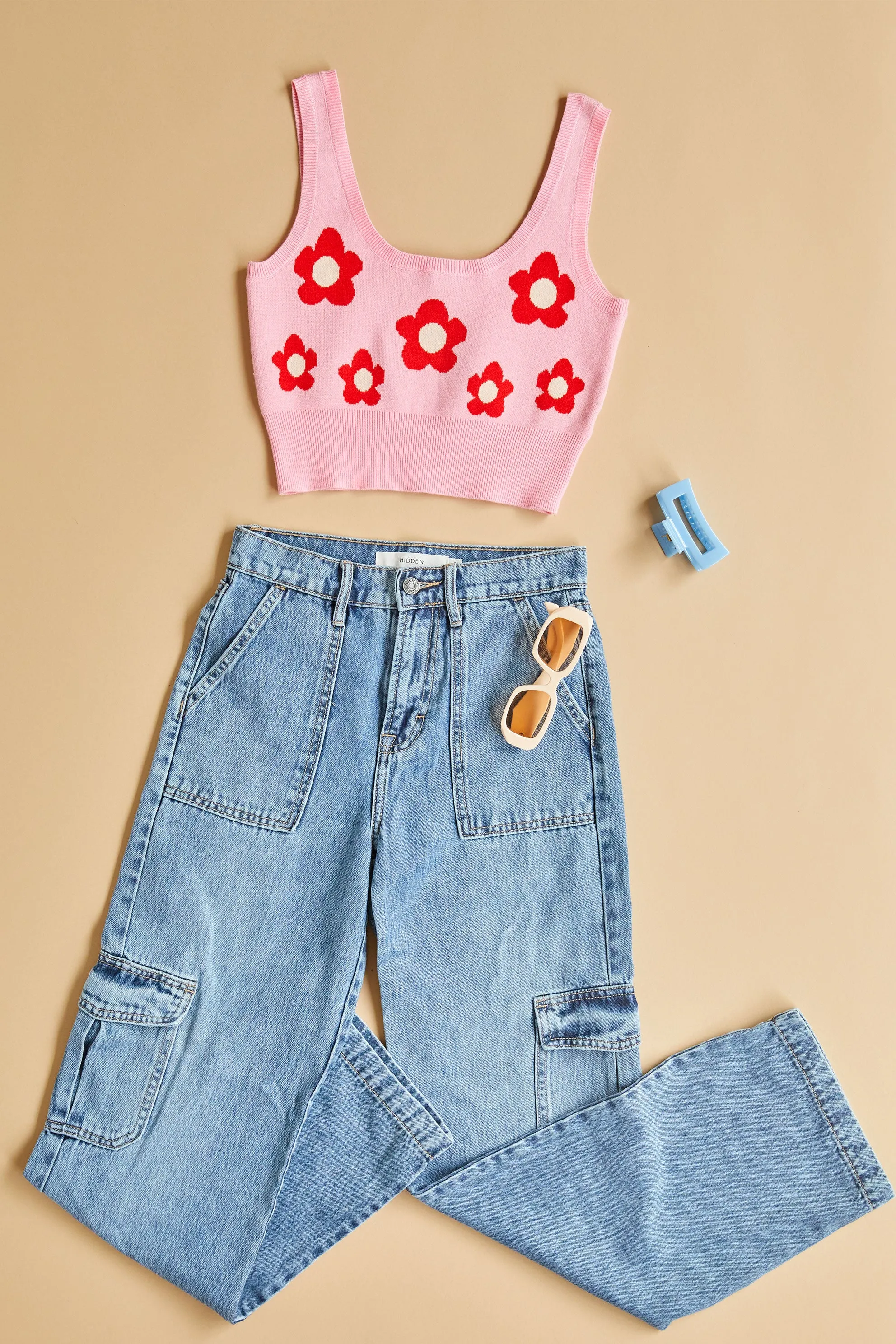 Morgan Daisy Tank Top sold by Mixology product image thumbnail 2