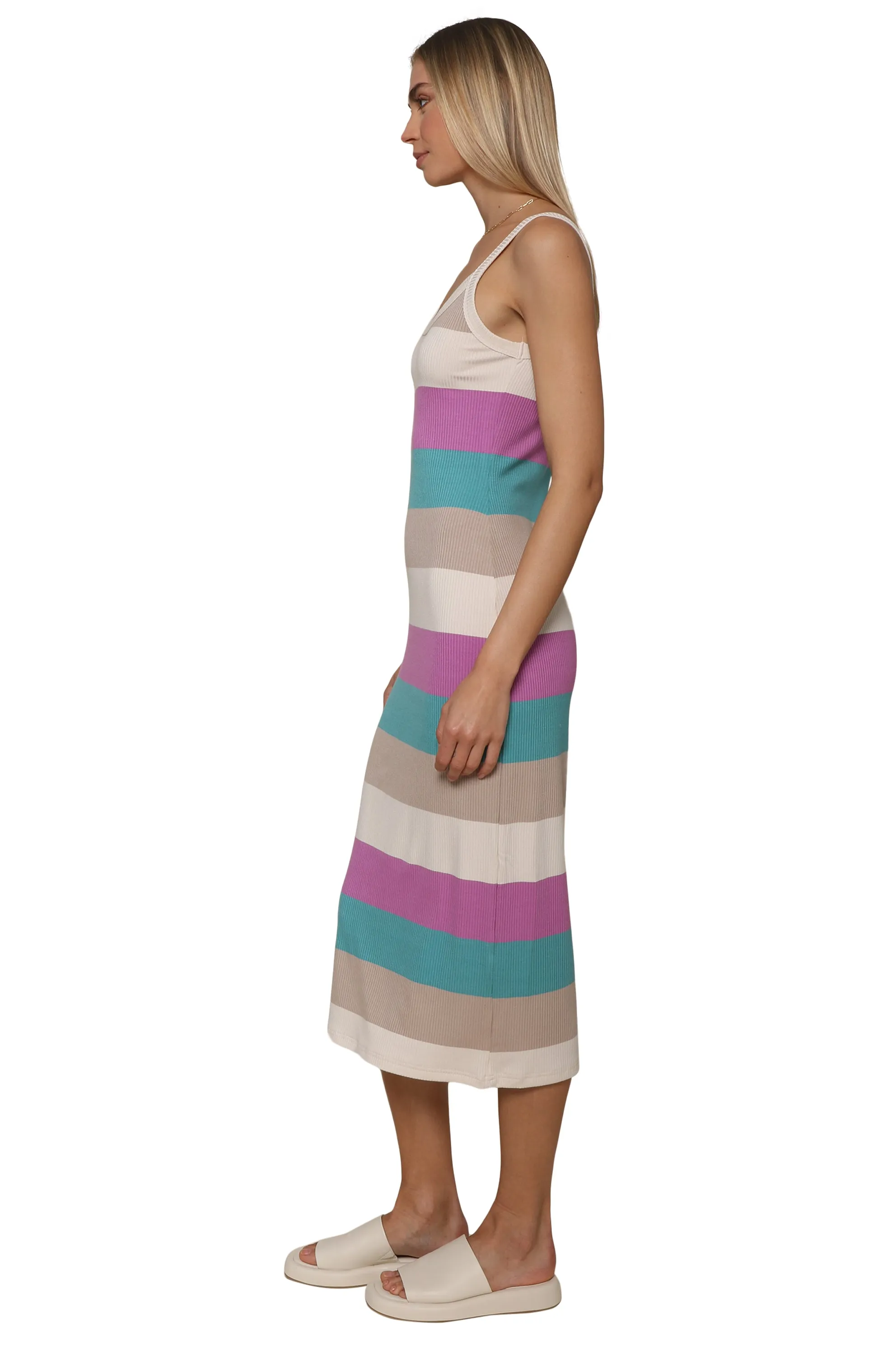 Melody Striped Midi Dress sold by Mixology product image thumbnail 4