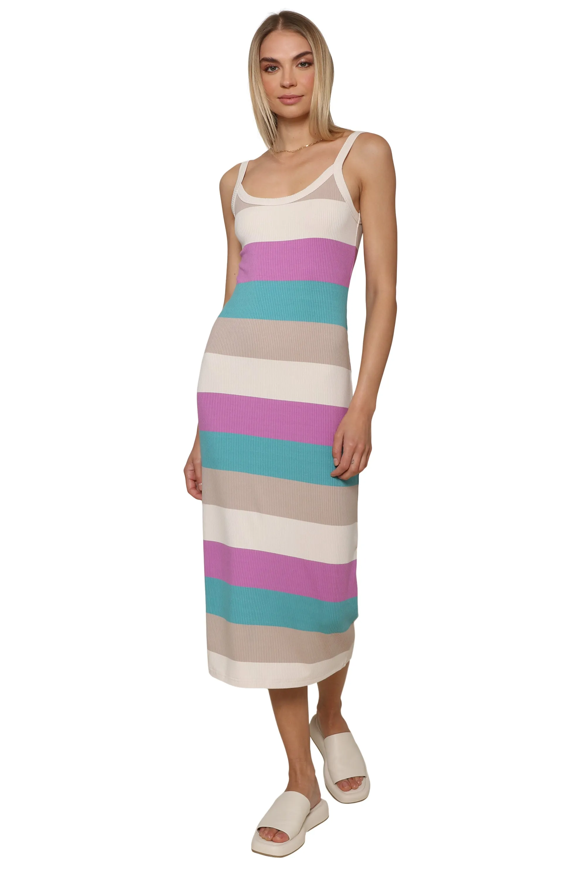 Melody Striped Midi Dress sold by Mixology product image thumbnail 3