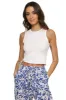 Tatum Ruched Ribbed Knit Tank sold by Mixology