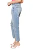 Medium Wash Distressed High Rise sold by Mixology