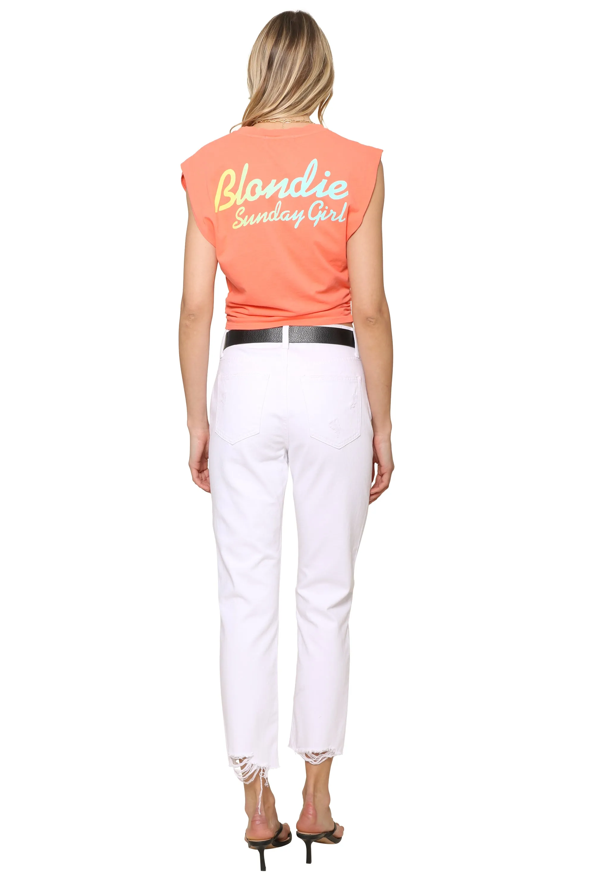 Blondie Sunday Girl Banded Tee sold by Mixology product image thumbnail 4
