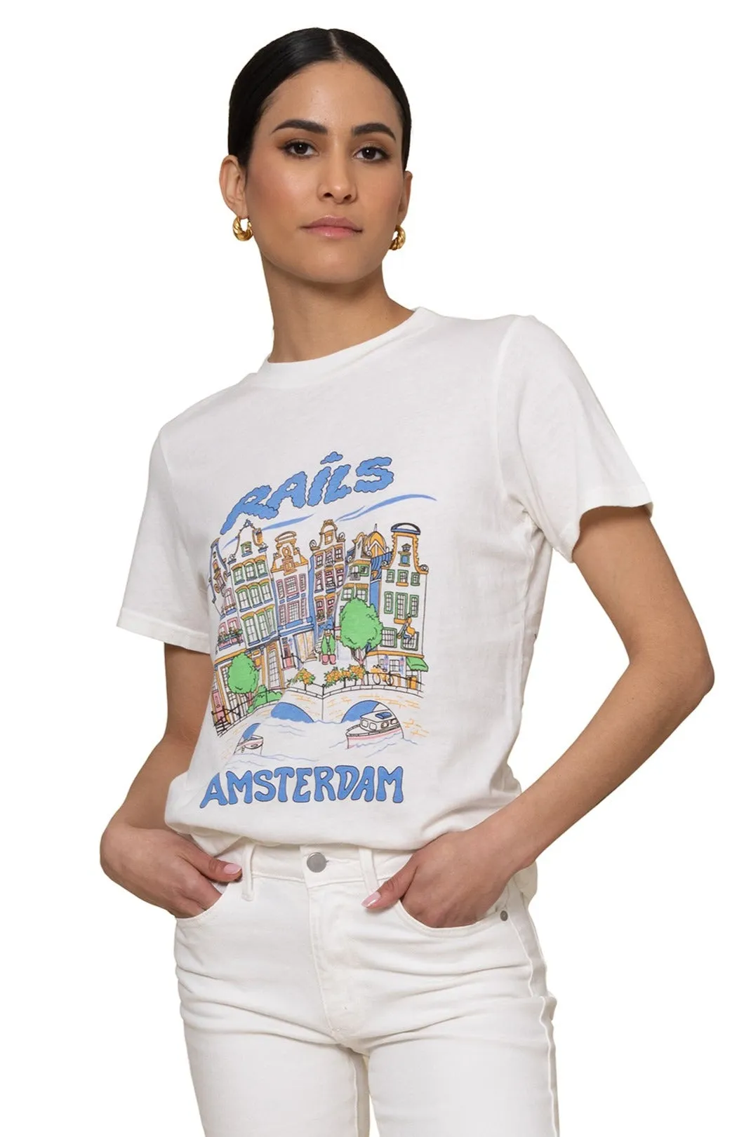 Rails Amsterdam Bf Tee sold by Mixology product image thumbnail 2