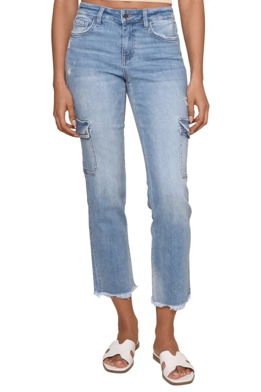 Mightily Mid Rise Slim Straight made by Flying Monkey
