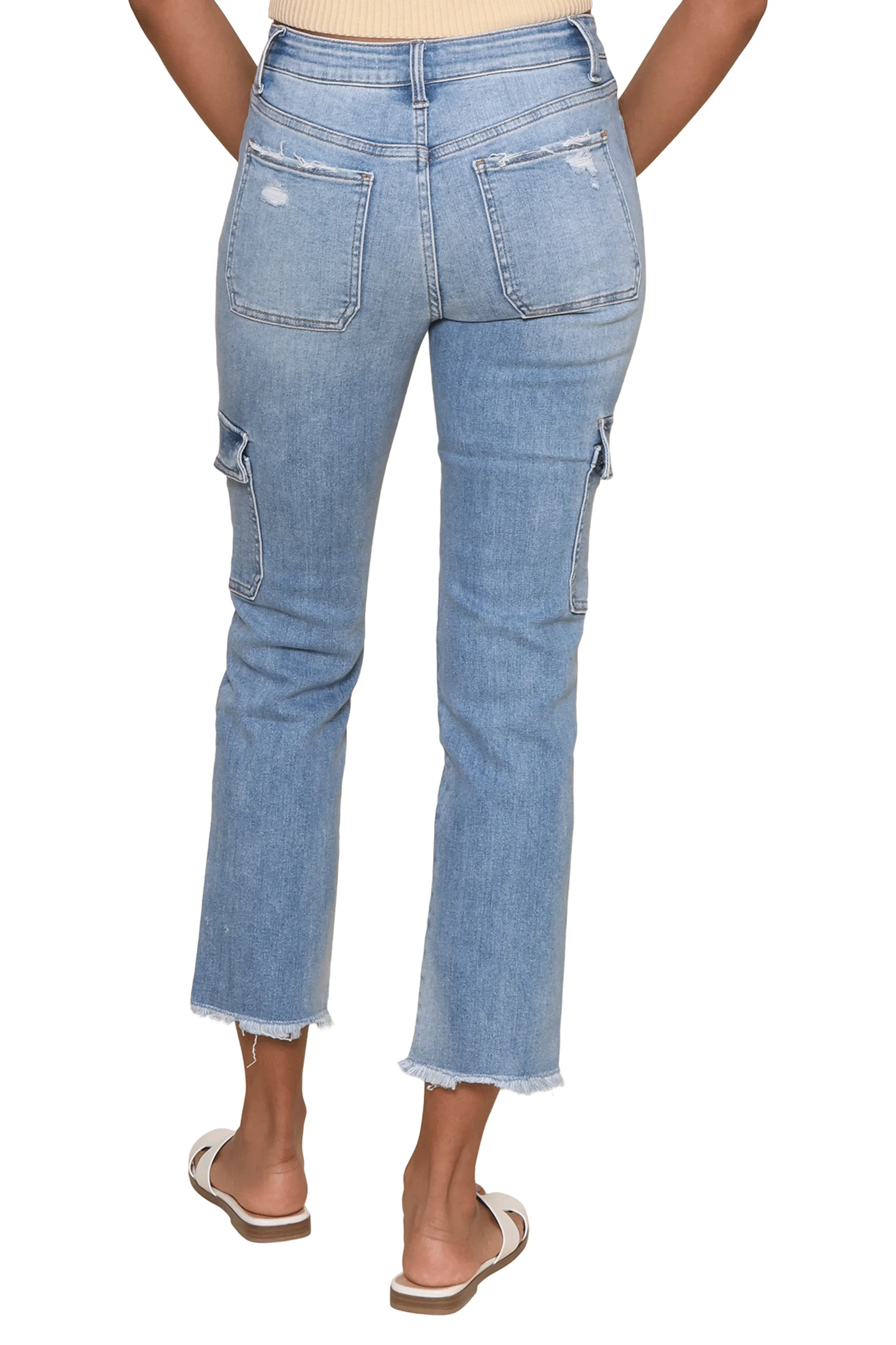 Mightily Mid Rise Slim Straight sold by Mixology product image thumbnail 3