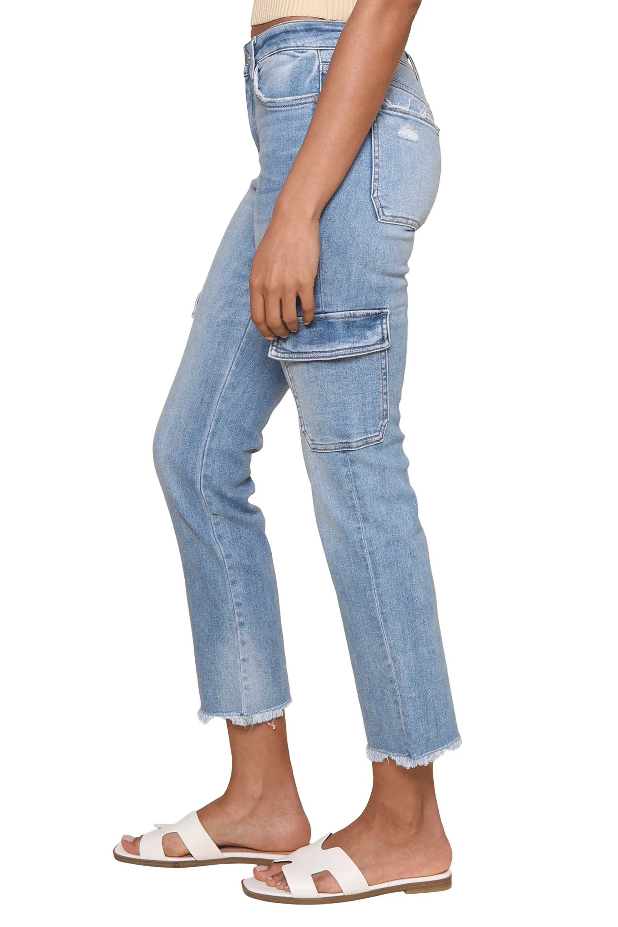 Mightily Mid Rise Slim Straight sold by Mixology product image thumbnail 2