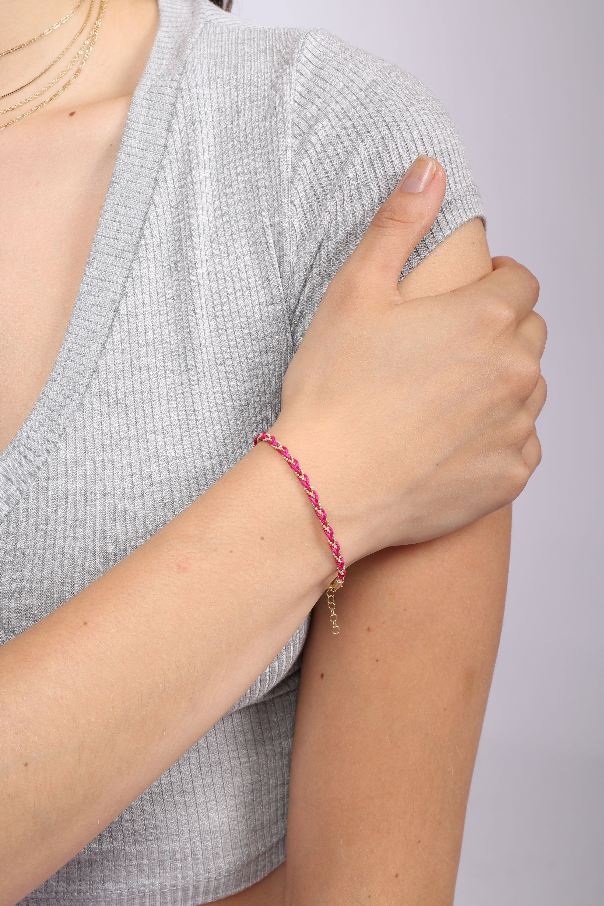 Denise Braided Chain Bracelet sold by Mixology product image thumbnail 2