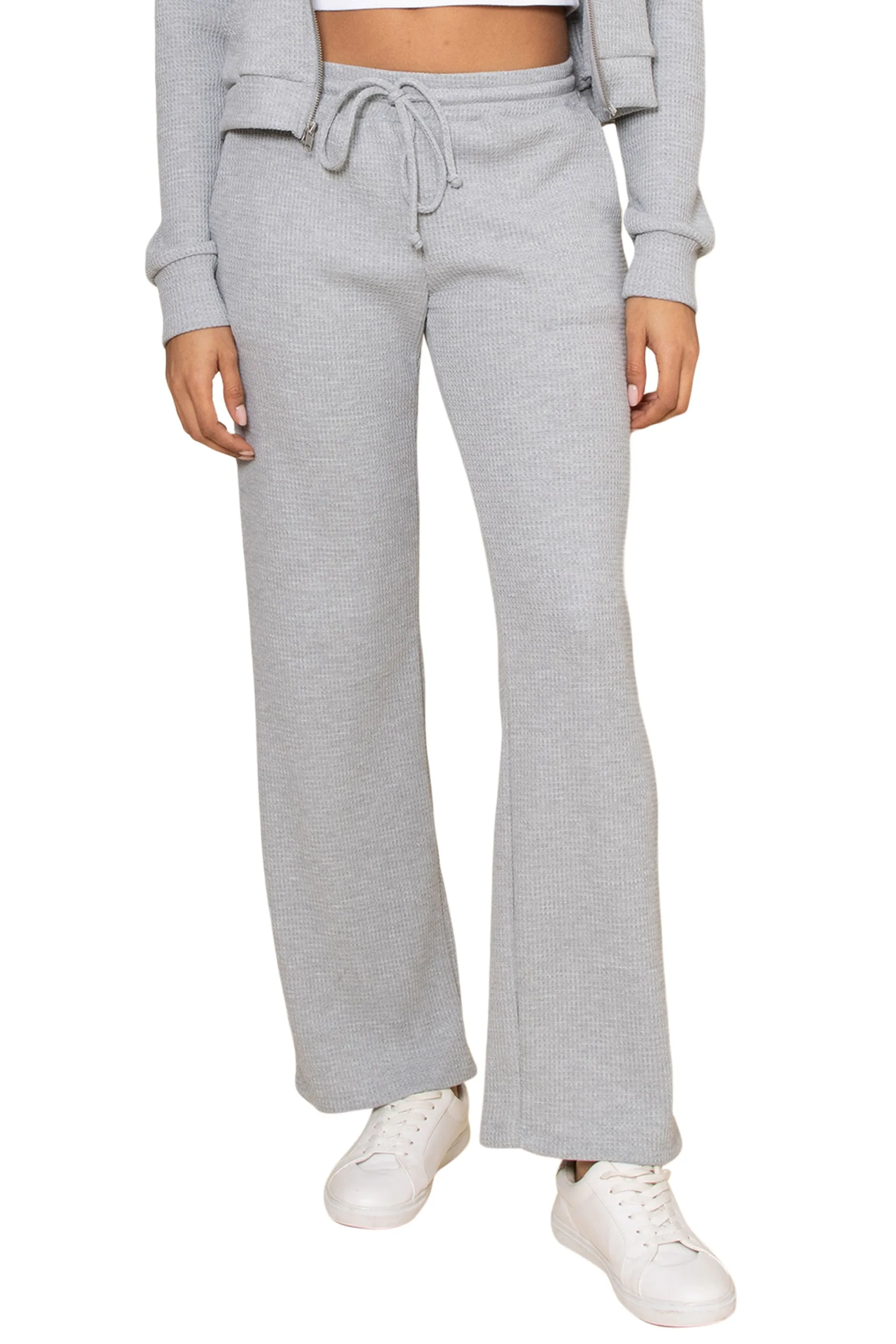 Lazy Day Waffle Wide Leg Pants sold by Mixology product image thumbnail 2