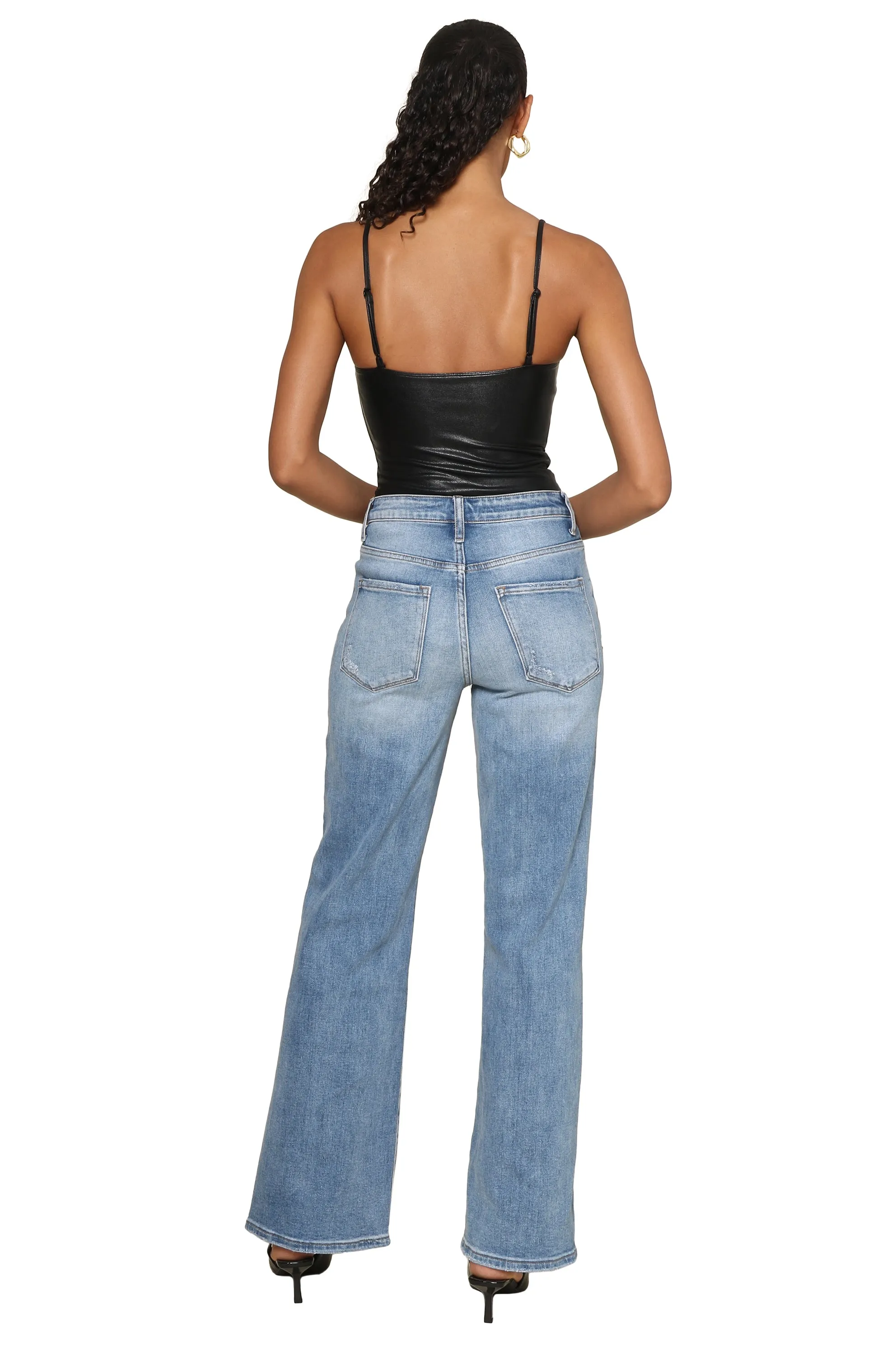 Faux Leather Cami Bodysuit sold by Mixology product image thumbnail 3