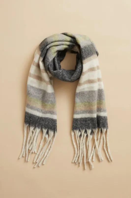 Jenny Stripe Scarf sold by Mixology