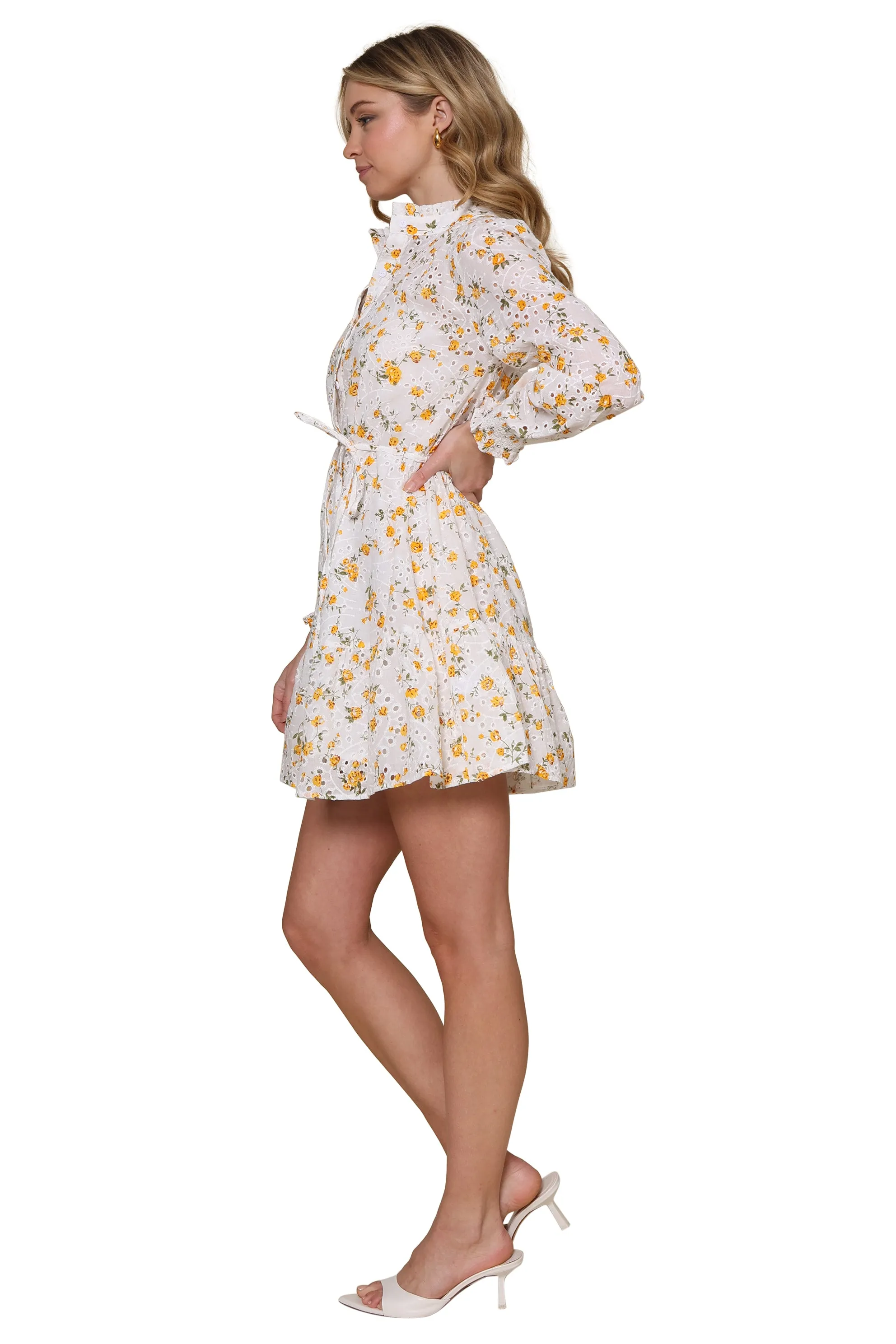 Sydney Eyelet Mini Dress sold by Mixology product image thumbnail 3