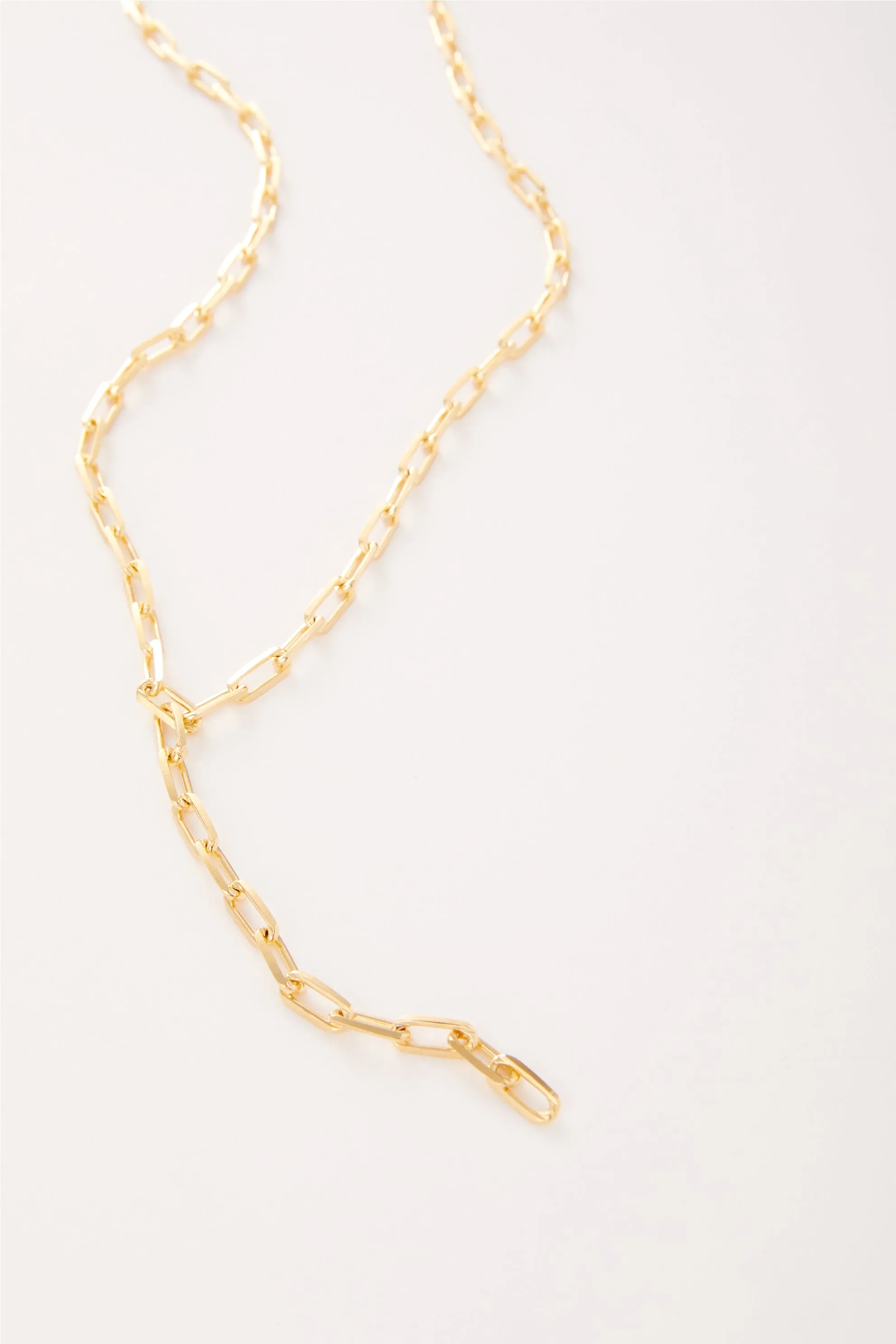 Hannah Paper Clip Lariat sold by Mixology