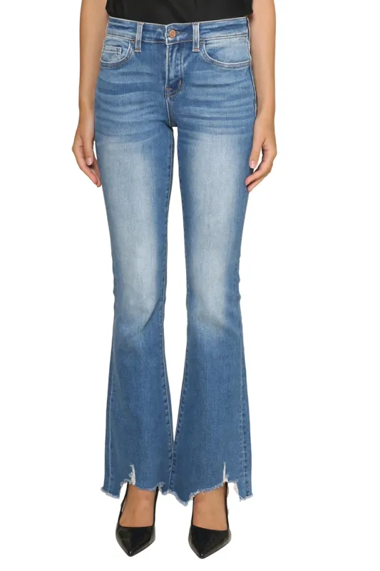 Blue Cove - Clean Flare Hem sold by Mixology