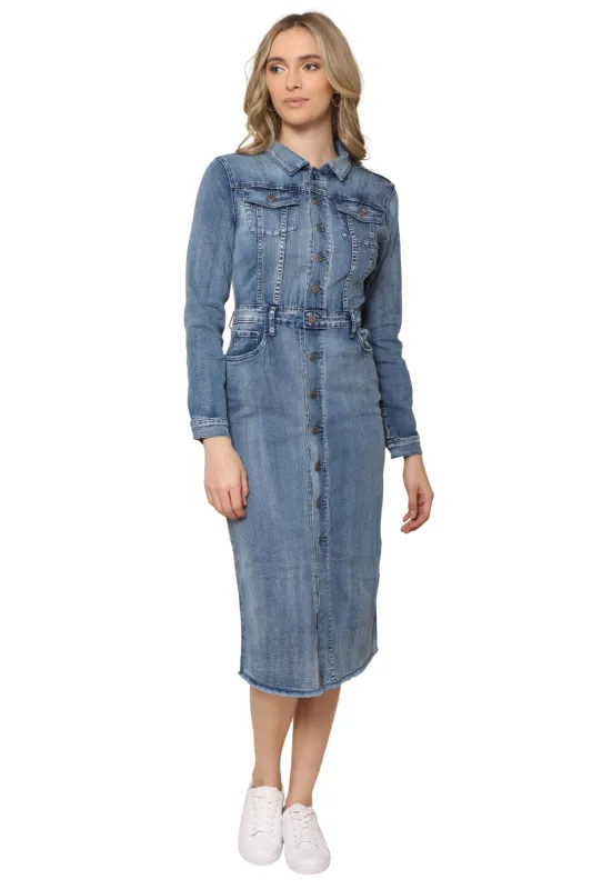 Nina Denim Dress sold by Mixology