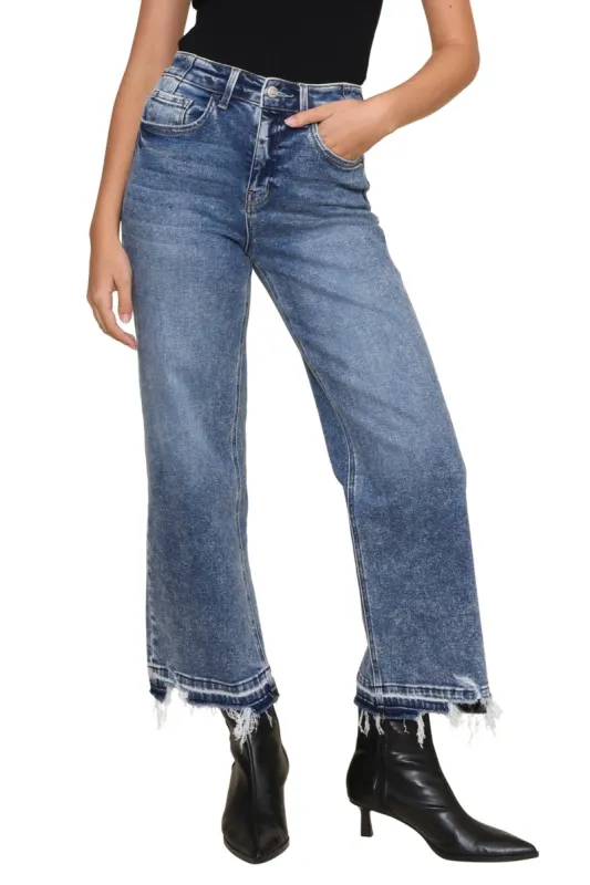 Resilient High Rise Crop Wide Leg made by Flying Monkey